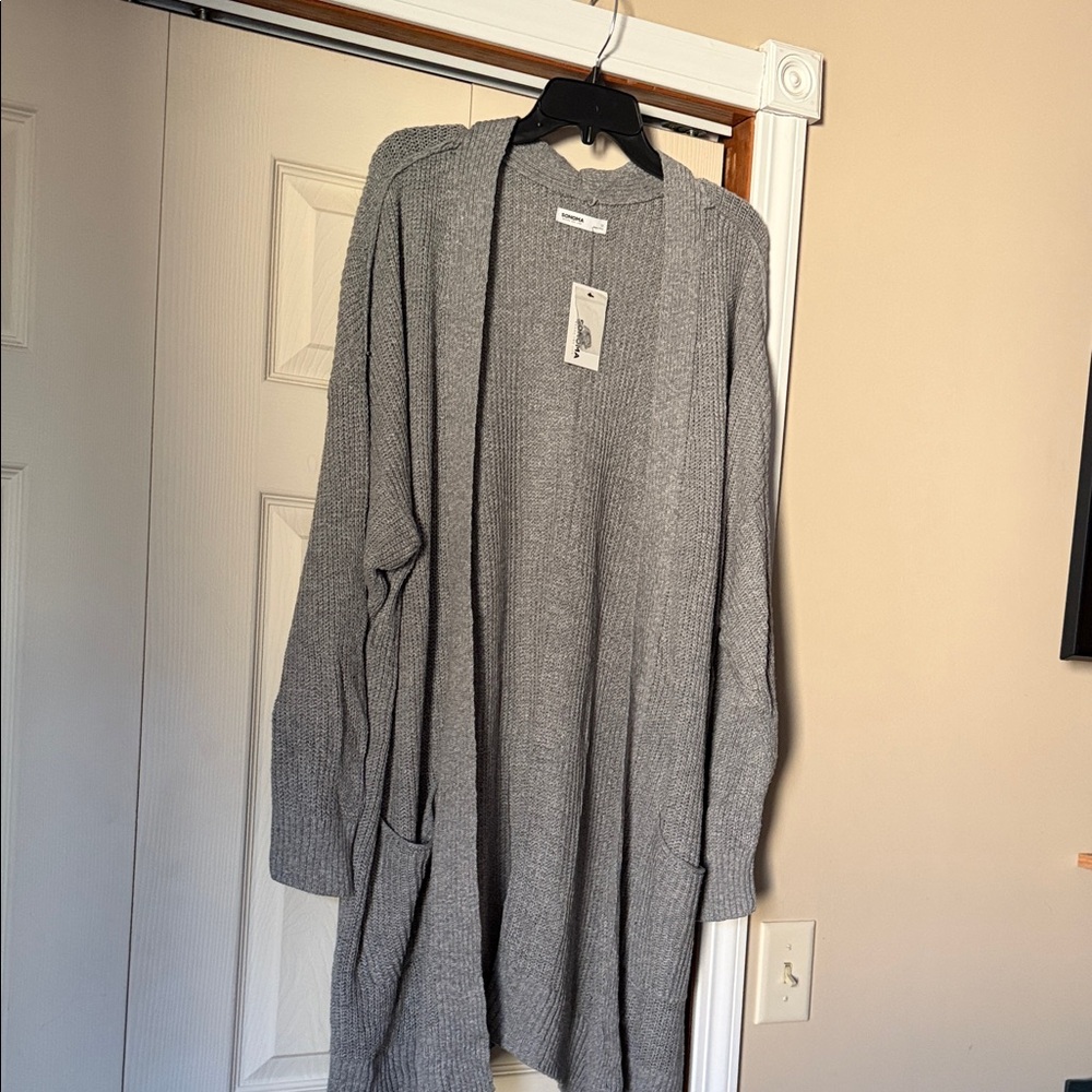 Sonoma Women's Gray Cardigan Sweater